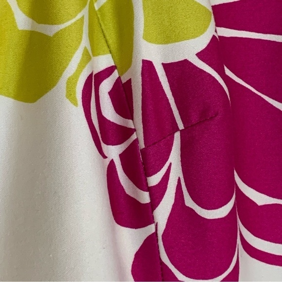 Jones New York Colorful Summer Floral Sheath Dress Size 8. - Picture 5 of 8